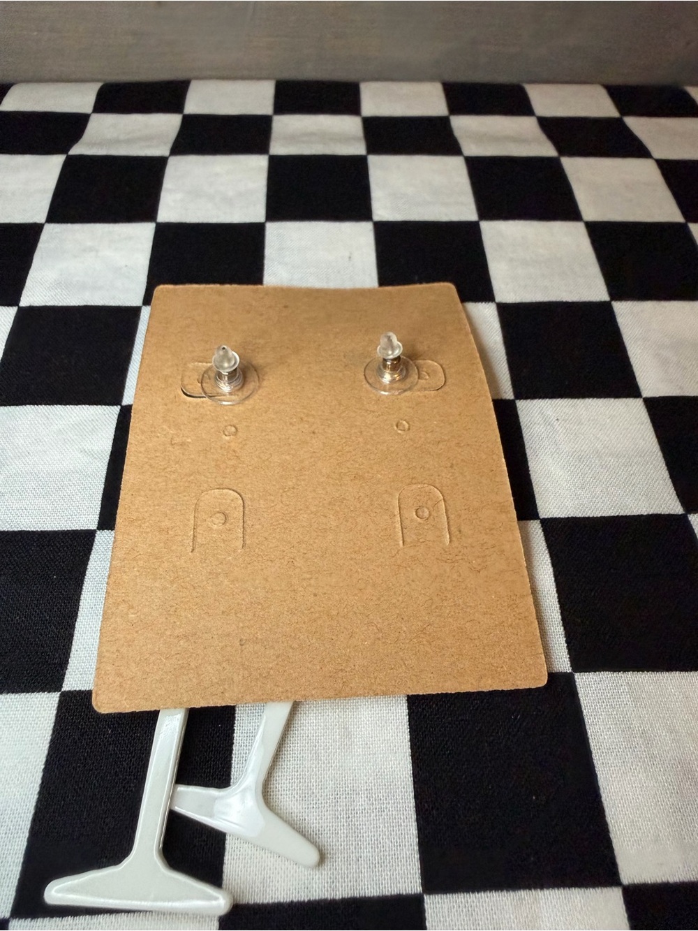 3/$20 Plunder Champagne Glass Earrings - Picture 5 of 5